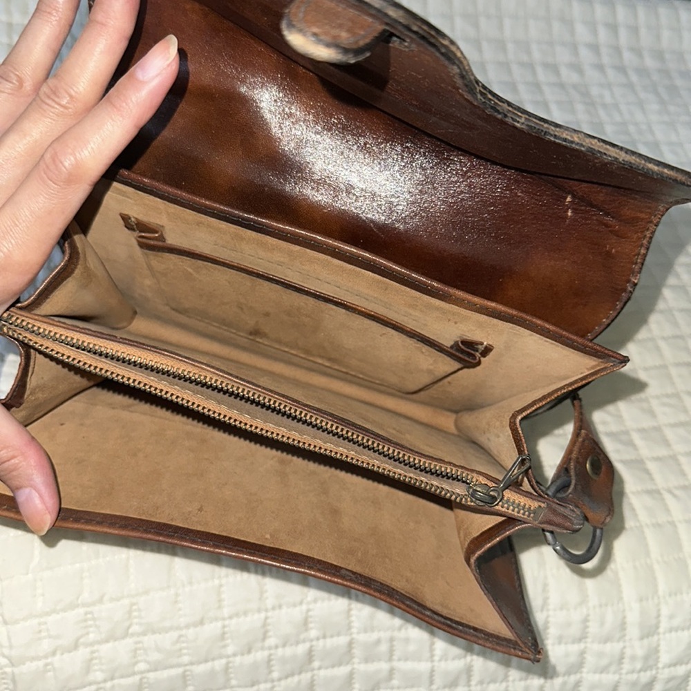 Vintage brown purse - Picture 8 of 9